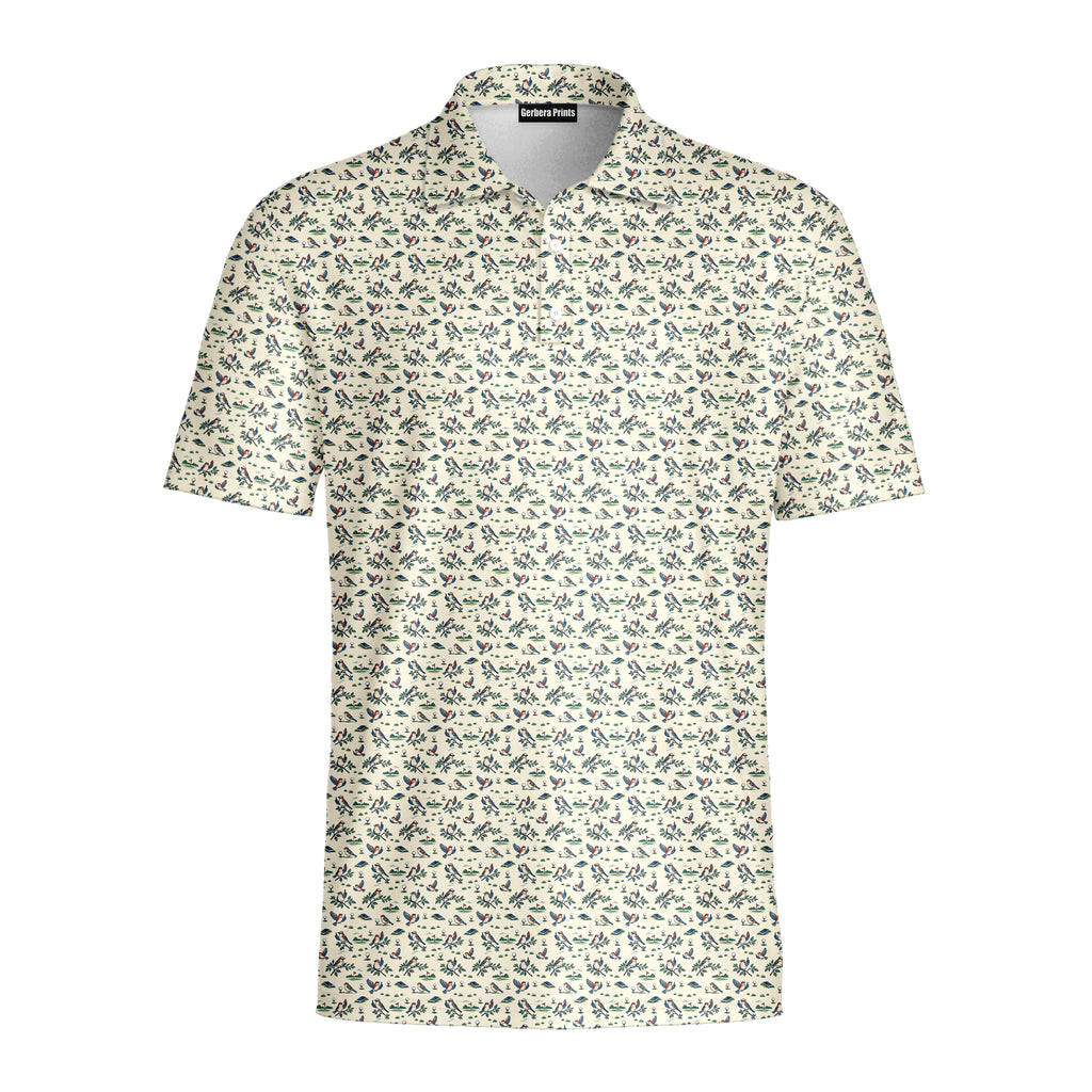 Flock Off Polo Shirt For Men - Front