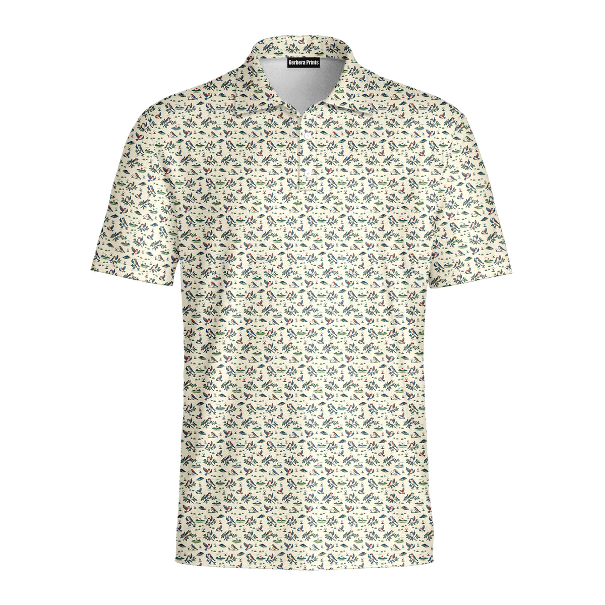 Flock Off Polo Shirt For Men - Front