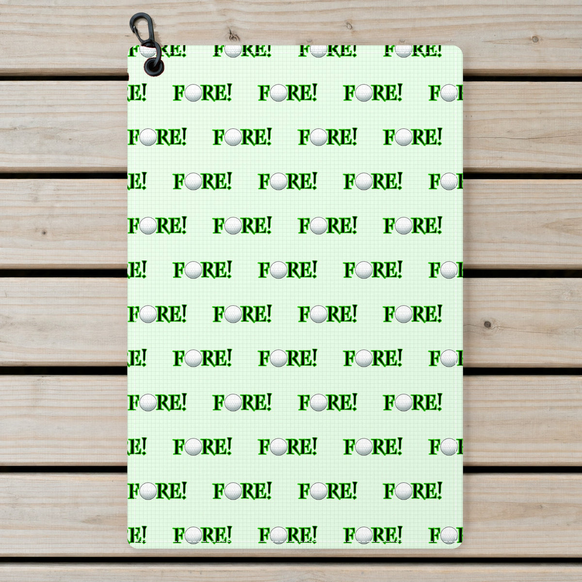 Fore! Golf Towel - Laid Flat