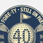 Forty On Par Crewneck Sweatshirt - Detail Close-up