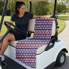 Frank and Beans Funny American Full-Size Towel & Car Seat Cover - On a Golf Cart Seat