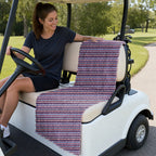 Frank and Beans Funny American Full-Size Towel & Car Seat Cover - On a Golf Cart Seat