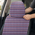 Frank and Beans Funny American Full-Size Towel & Car Seat Cover - Headrest Pocket