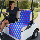 Freedom Pops Full-Size Towel & Car Seat Cover - On a Golf Cart Seat