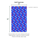Freedom Pops Golf Towel - Size Chart