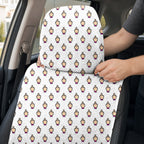 Friendly Hello Full-Size Towel & Car Seat Cover - Headrest Pocket