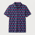 Synthwave Bogey Sun Youth Golf Polo - Front