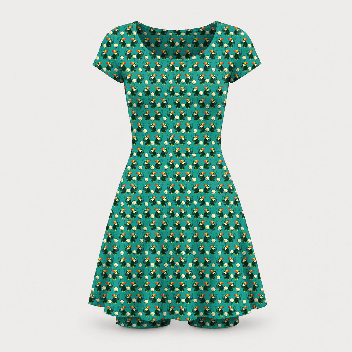 Toucan Tee Time Tennis & Pickleball Dress - Front