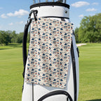 Frontier 250 Golf Towel - Hanging on a Golf Bag
