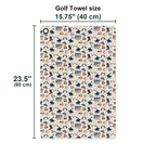 Frontier 250 Golf Towel - Size Chart
