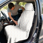 Funny Breast Full-Size Towel & Car Seat Cover - In the Car