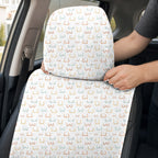 Funny Breast Full-Size Towel & Car Seat Cover - Headrest Pocket