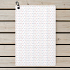 Funny butt Golf Towel - Laid Flat