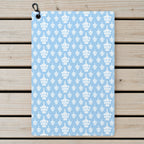Funny Fingers Skeleton Golf Towel - Laid Flat