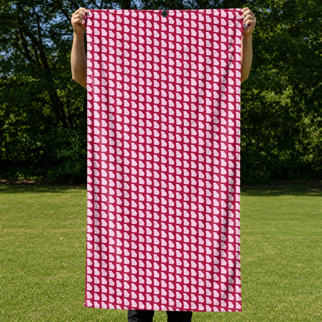 Georgia Polo Full-Size Towel & Car Seat Cover - Held Open