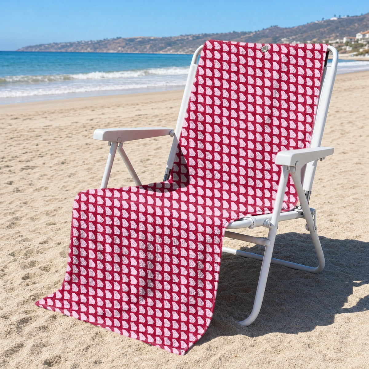 Georgia Polo Full-Size Towel & Car Seat Cover - On a Beach Chair
