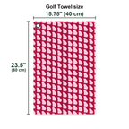 Georgia Polo Golf Towel - Size Chart