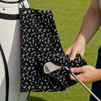 Getting Lucky Golf Towel - Cleaning a Club