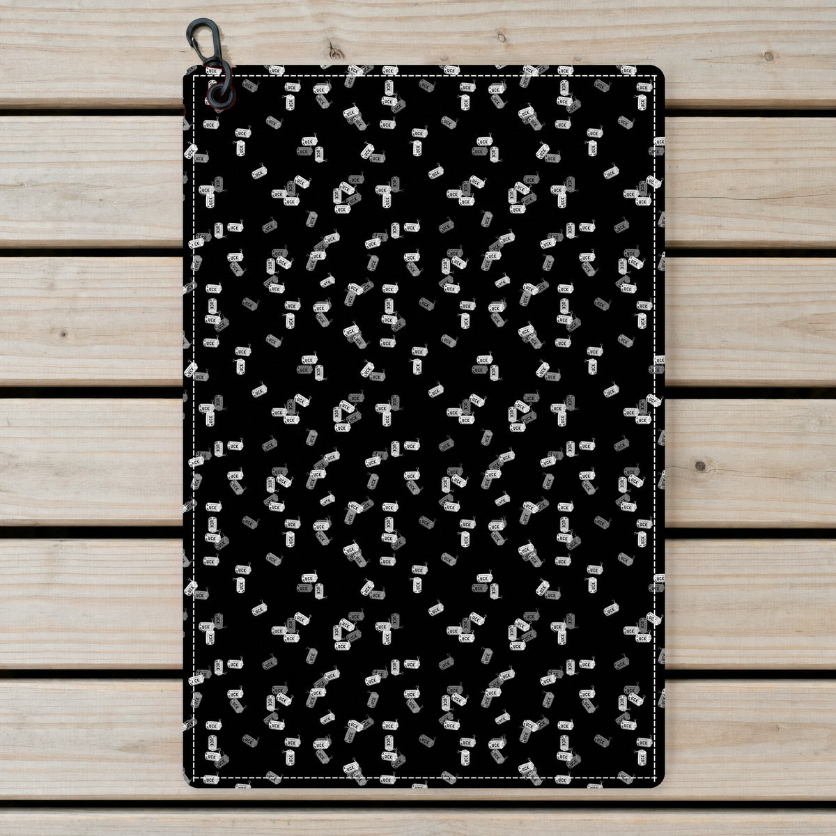 Getting Lucky Golf Towel - Laid Flat
