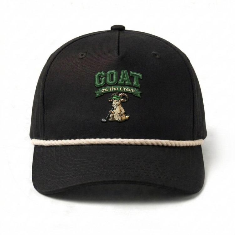 Casquette verte GOAT en corde