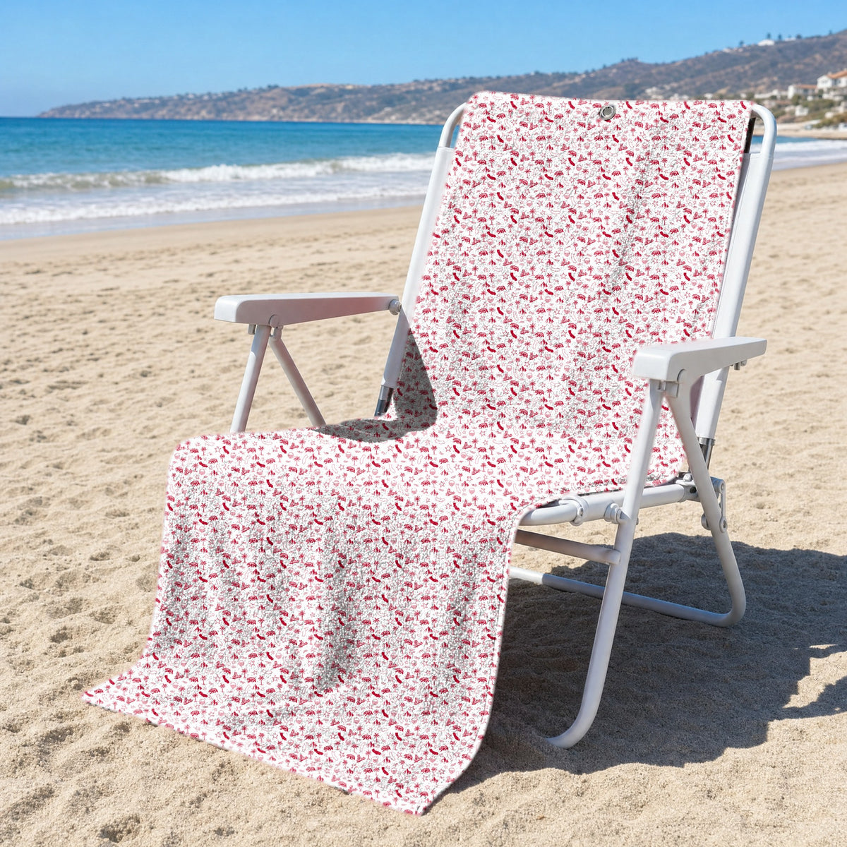 Golden Coast Full-Size Towel & Car Seat Cover - On a Beach Chair