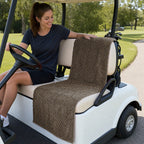 Golden Era Full-Size Towel & Car Seat Cover - On a Golf Cart Seat