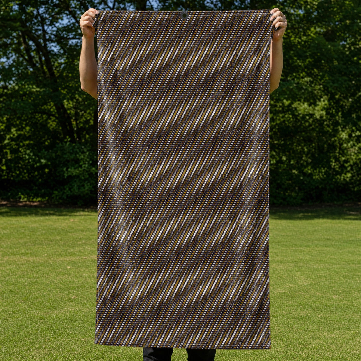 Golden Era Full-Size Towel & Car Seat Cover - Held Open