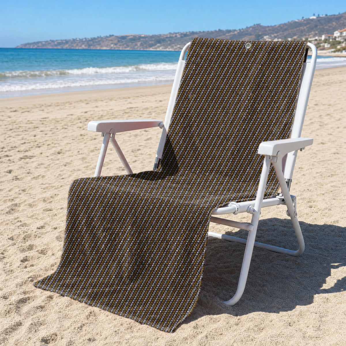 Golden Era Full-Size Towel & Car Seat Cover - On a Beach Chair