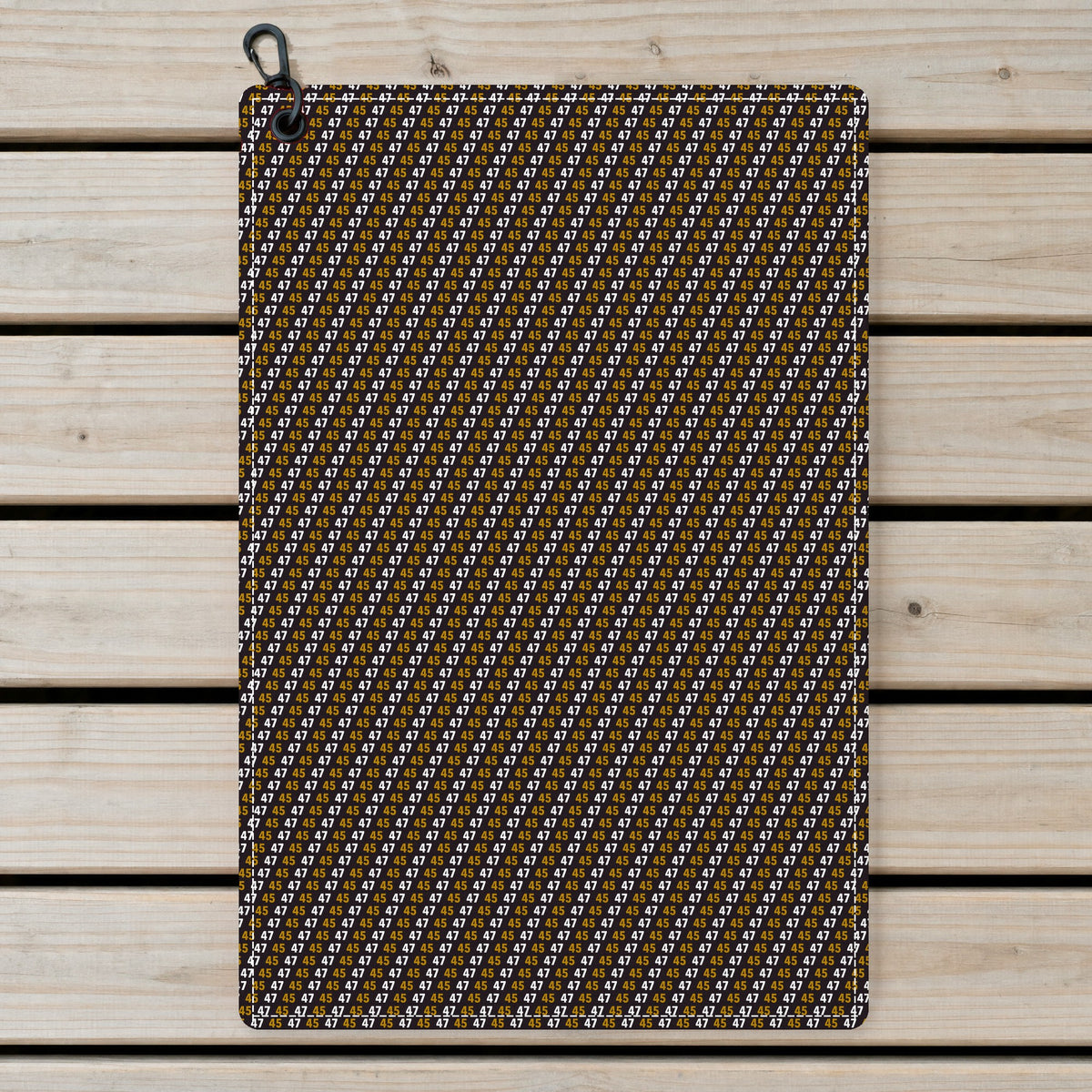 Golden Era Golf Towel - Laid Flat