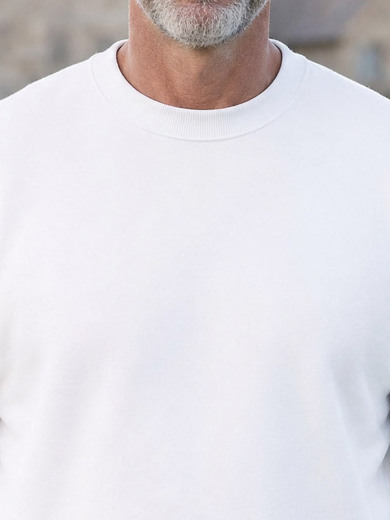 Gerbera Prints crewneck sweatshirt - ribbed crew collar
