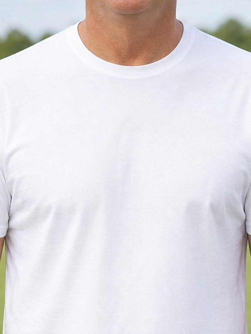 Gerbera Prints t-shirt - rib collar