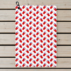 Greatest Lips American Golf Towel - Laid Flat