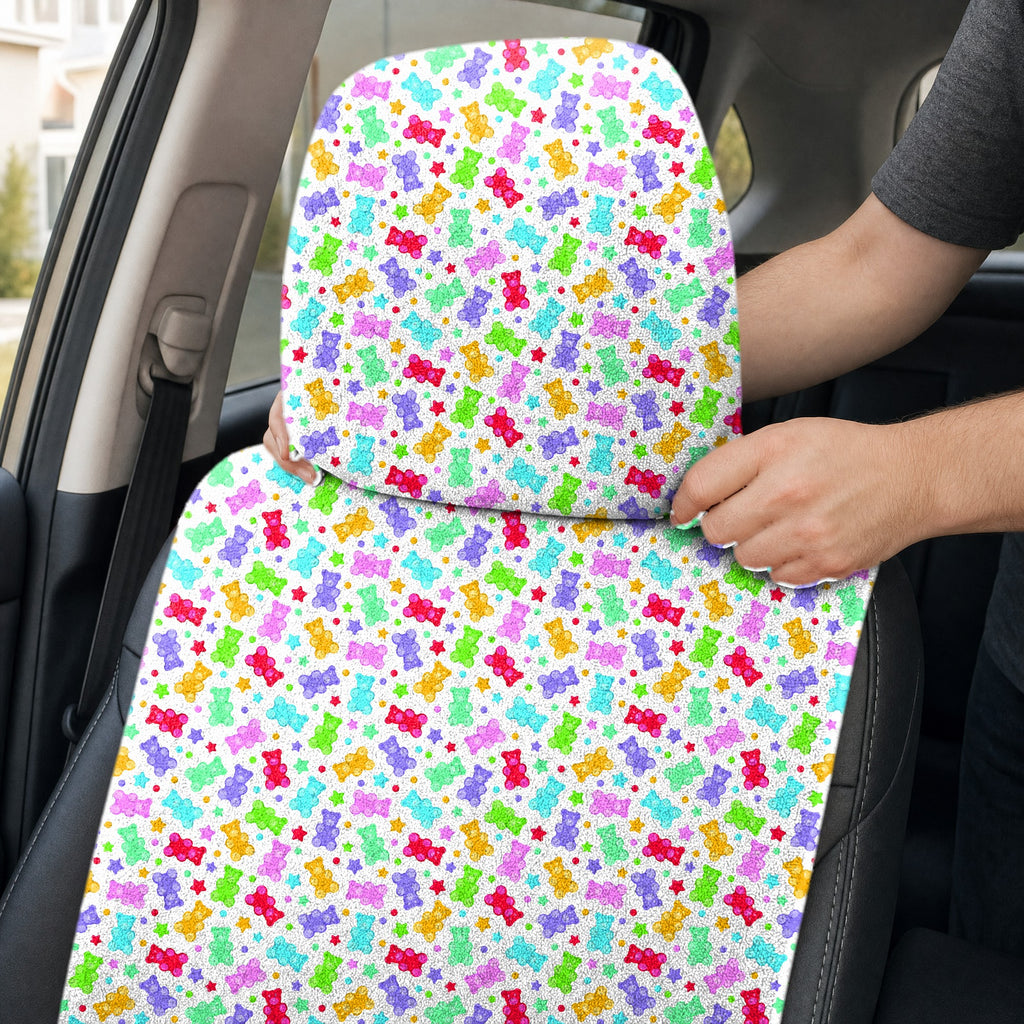 Gummy Bears Full-Size Towel & Car Seat Cover - Headrest Pocket