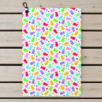 Gummy Bears Golf Towel - Laid Flat
