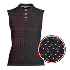 Hail Storm Women Sleeveless Polo Shirt - 1
