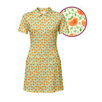 Hands Off My Peach Short Sleeve Golf Dress - Front Close-up