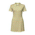 Hands Off My Peach Short Sleeve Golf Dress - Front