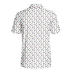Haunted Flip - Off Polo Shirt For Men - WHITE-BACK