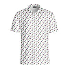 Haunted Flip - Off Polo Shirt For Men - WHITE-FRONT