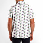 Haunted Flip - Off Polo Shirt For Men - WHITE-M-B
