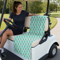 Heart Hip Full-Size Towel & Car Seat Cover - On a Golf Cart Seat