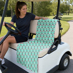 Heart Hip Full-Size Towel & Car Seat Cover - On a Golf Cart Seat