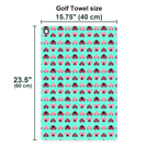 Heart Hip Golf Towel - Size Chart