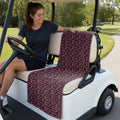 Hearts Like Breast Full-Size Towel & Car Seat Cover - On a Golf Cart Seat