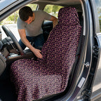Hearts Like Breast Full-Size Towel & Car Seat Cover - In the Car