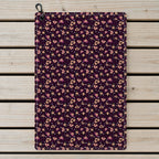 Hearts Like Breast Golf Towel - Laid Flat