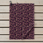Hearts Like Breast Golf Towel - Laid Flat