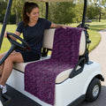 Hidden Words Full-Size Towel & Car Seat Cover - On a Golf Cart Seat