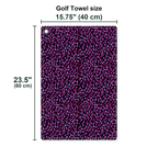 Hidden Words Golf Towel - Size Chart