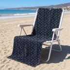 Ho Ho Hole-in-One Full-Size Towel & Car Seat Cover - On a Beach Chair